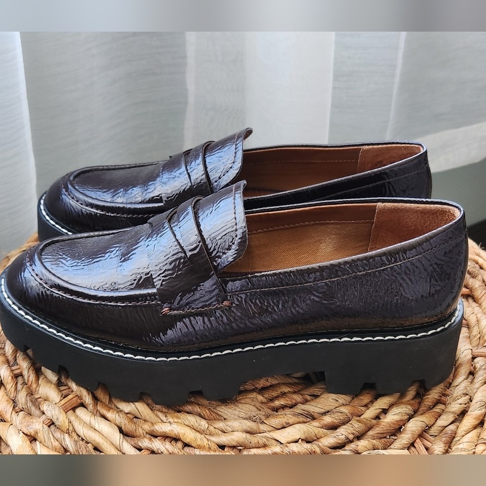 Franco Sarto Balin Lug sole Loafers Size 6.5M